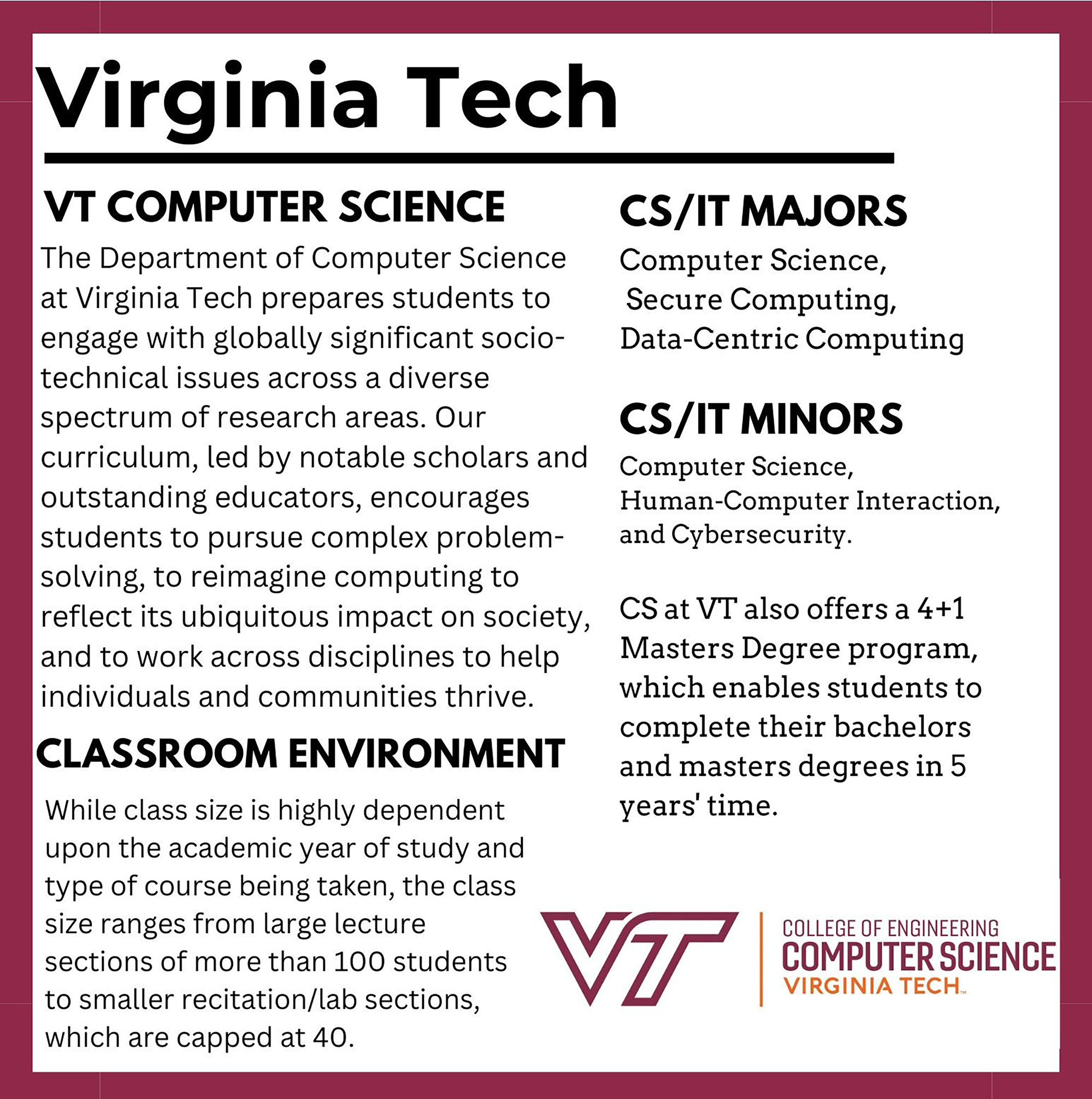 Virginia Tech info